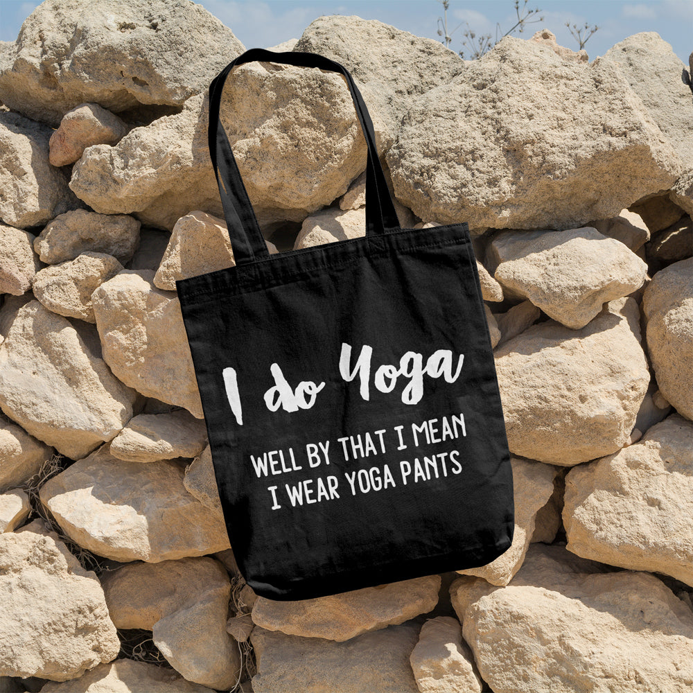 I do yoga | 100% Cotton tote bag - Adnil Creations