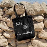 Shhh... I'm counting | 100% Cotton tote bag - Adnil Creations