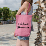 To the beach | 100% Cotton tote bag - Adnil Creations
