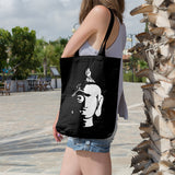 Buddha head | 100% Cotton tote bag - Adnil Creations