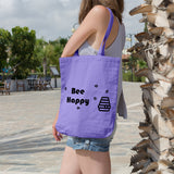 Bee happy | 100% Cotton tote bag - Adnil Creations