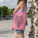 Abstract wolf | 100% Cotton tote bag - Adnil Creations