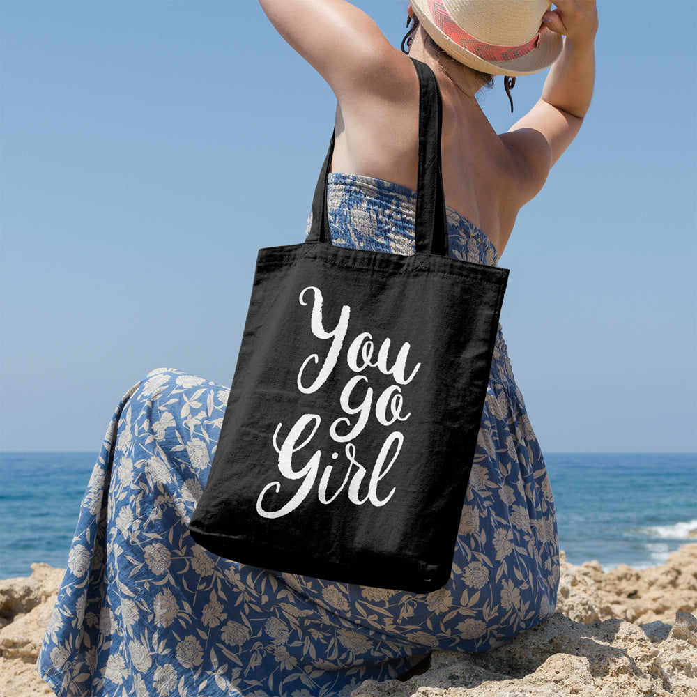 You go girl | 100% Cotton tote bag - Adnil Creations