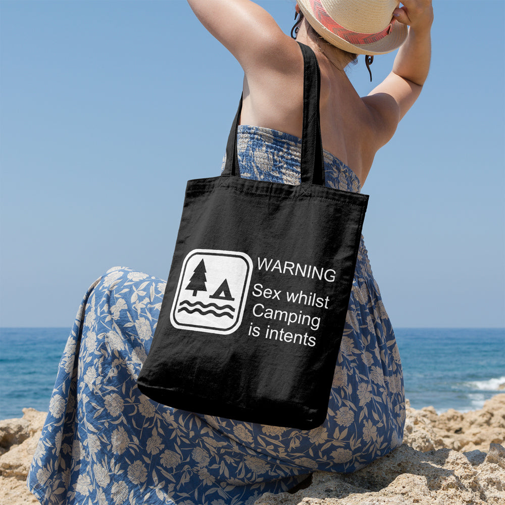 Sex whilst camping is intents | 100% Cotton tote bag - Adnil Creations