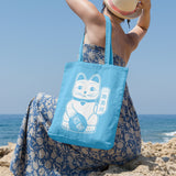 Japanese lucky cat | 100% Cotton tote bag - Adnil Creations