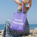 Retail therapist | 100% Cotton tote bag - Adnil Creations