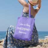 I plan on being spontaneous tomorrow | 100% Cotton tote bag - Adnil Creations