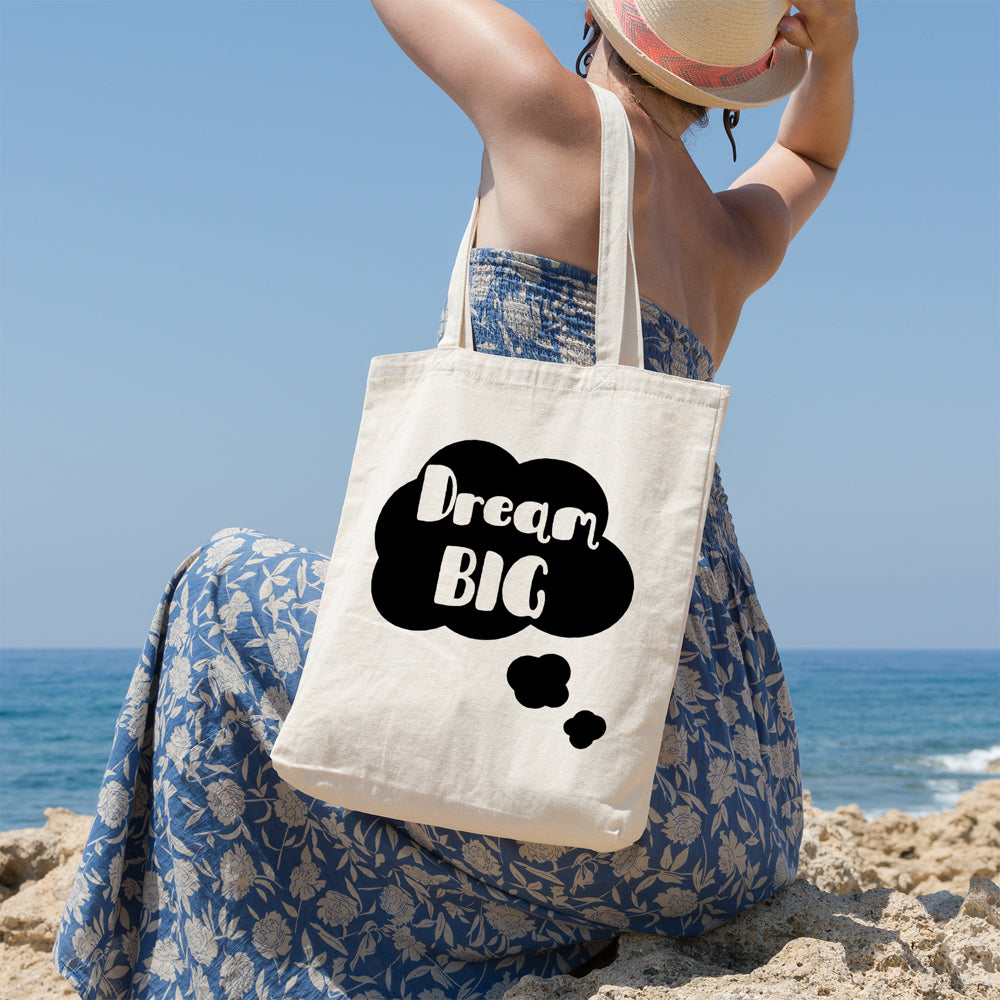 Dream big | 100% Cotton tote bag - Adnil Creations
