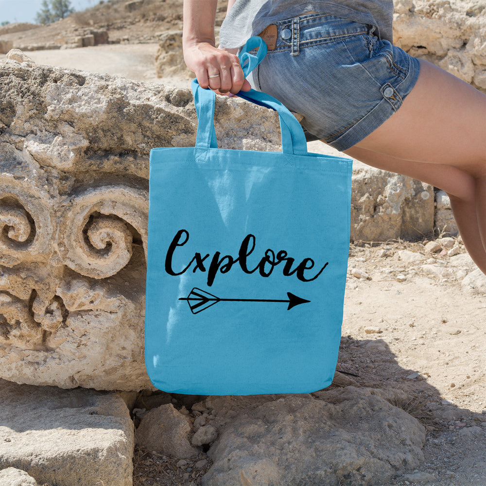 Explore | 100% Cotton tote bag - Adnil Creations