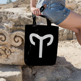 Aries zodiac sign | 100% Cotton tote bag - Adnil Creations