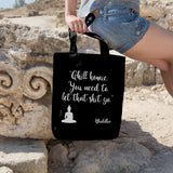 Chill homie | 100% Cotton tote bag - Adnil Creations