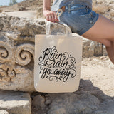 Rain rain go away | 100% Cotton tote bag - Adnil Creations