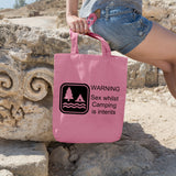Sex whilst camping is intents | 100% Cotton tote bag - Adnil Creations