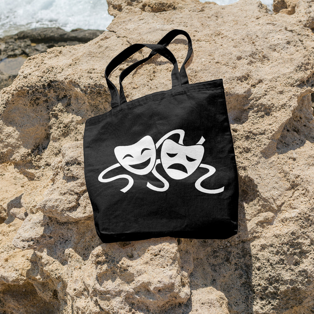 Comedy and tragedy | 100% Cotton tote bag - Adnil Creations