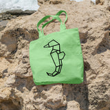 Geometric seahorse | 100% Cotton tote bag - Adnil Creations