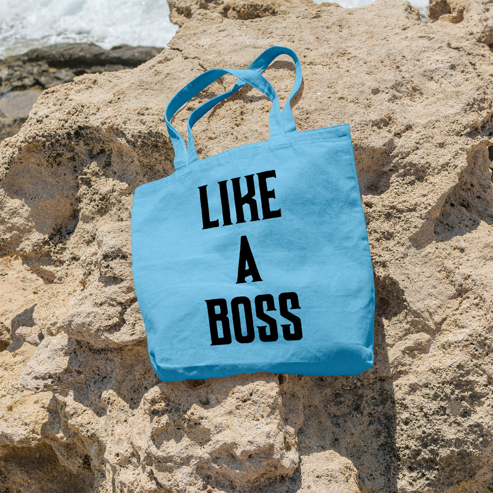 Like a boss | 100% Cotton tote bag - Adnil Creations