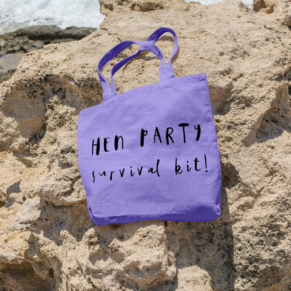 Hen party survival kit | 100% Cotton tote bag - Adnil Creations