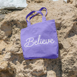 Believe | 100% Cotton tote bag - Adnil Creations