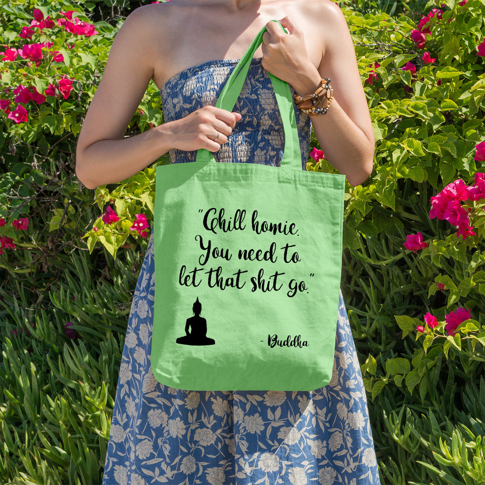 Chill homie | 100% Cotton tote bag - Adnil Creations