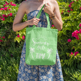 Summer time | 100% Cotton tote bag - Adnil Creations