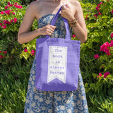 The book is always better | 100% Cotton tote bag - Adnil Creations