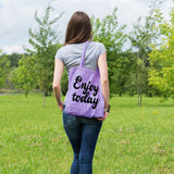 Enjoy today | 100% Cotton tote bag - Adnil Creations