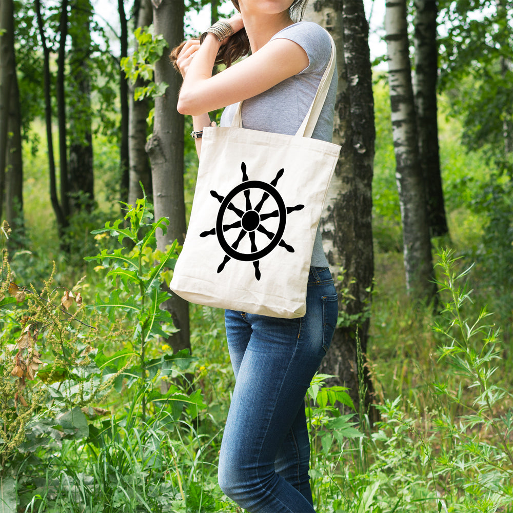 Ships wheel | 100% Cotton tote bag - Adnil Creations