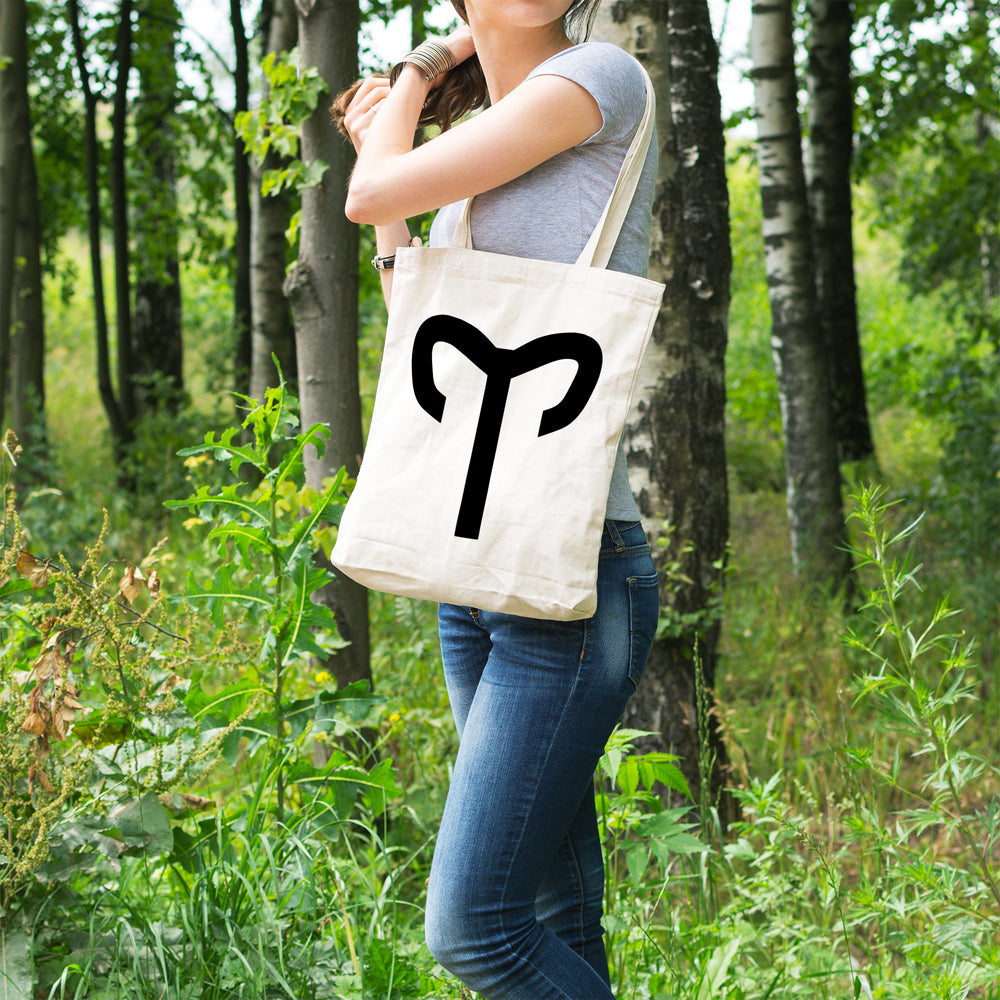 Aries zodiac sign | 100% Cotton tote bag - Adnil Creations