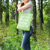 I'd love to stay and chat but I am lying | 100% Cotton tote bag - Adnil Creations