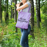 Choose happiness | 100% Cotton tote bag - Adnil Creations