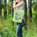It takes a big heart to help shape little minds | 100% Cotton tote bag - Adnil Creations