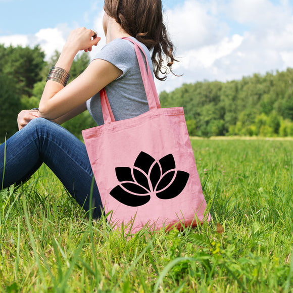 Lotus flower | 100% Cotton tote bag - Adnil Creations