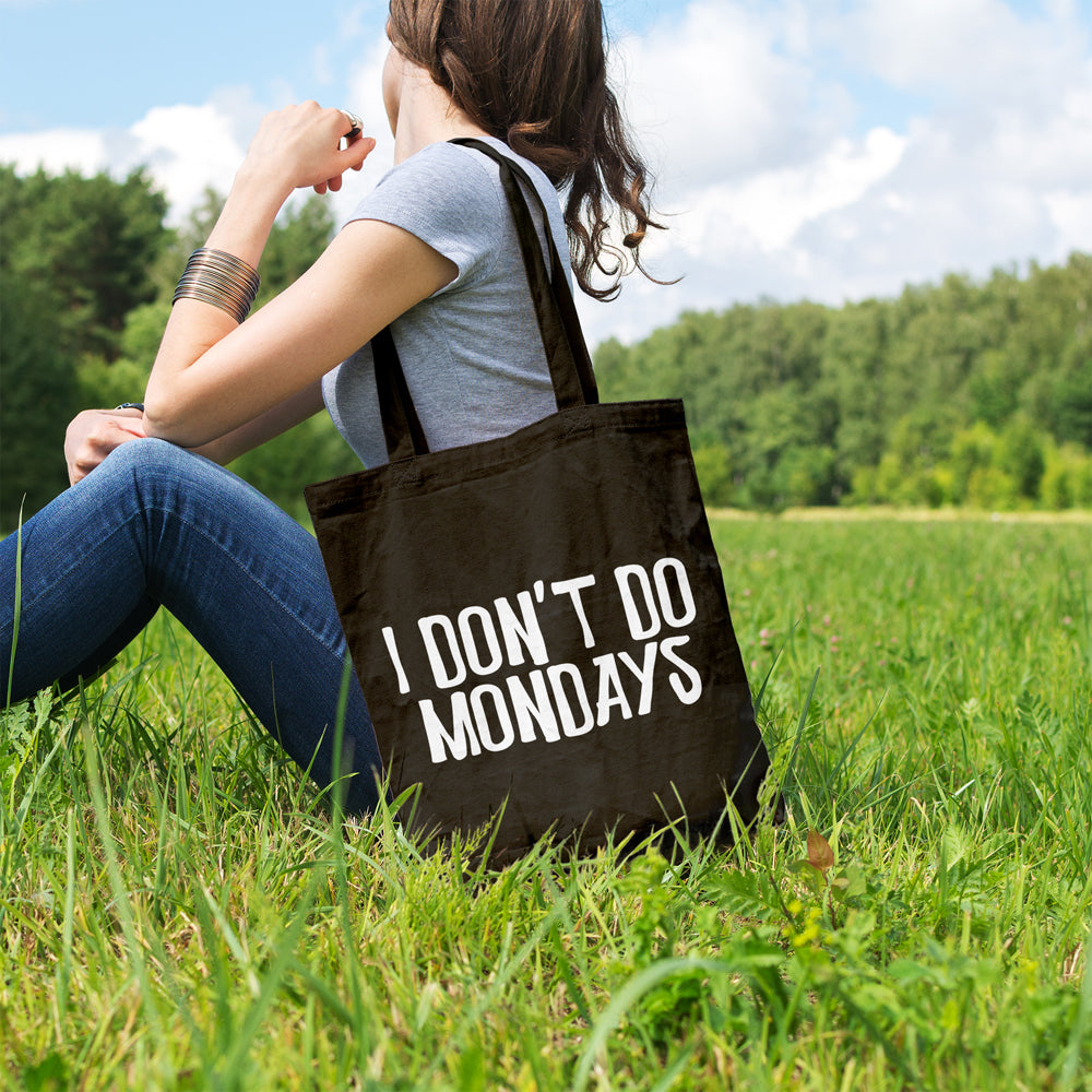 I don't do Mondays | 100% Cotton tote bag - Adnil Creations