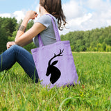 Stag head | 100% Cotton tote bag - Adnil Creations