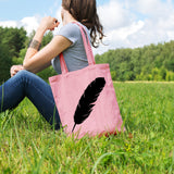 Feather | 100% Cotton tote bag - Adnil Creations