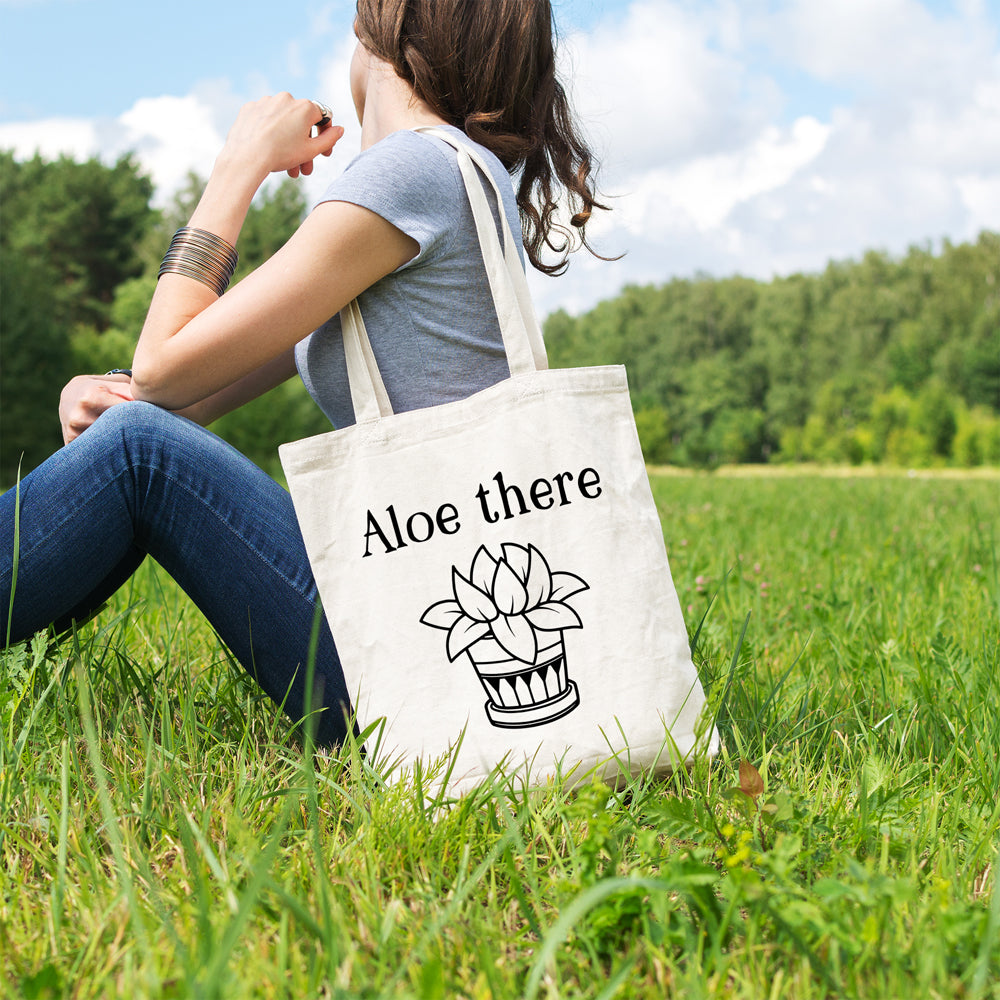 Aloe there | 100% Cotton tote bag - Adnil Creations
