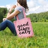 Good vibes only | 100% Cotton tote bag - Adnil Creations