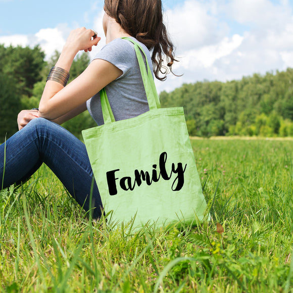 Family | 100% Cotton tote bag - Adnil Creations