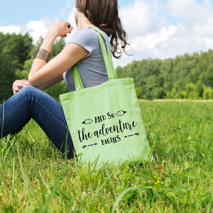 And so the adventure begins | 100% Cotton tote bag - Adnil Creations