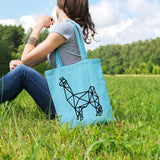 Geometric llama | 100% Cotton tote bag - Adnil Creations