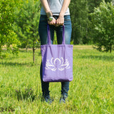 Lotus flower | 100% Cotton tote bag - Adnil Creations