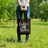 Coffee before talkie | 100% Cotton tote bag - Adnil Creations