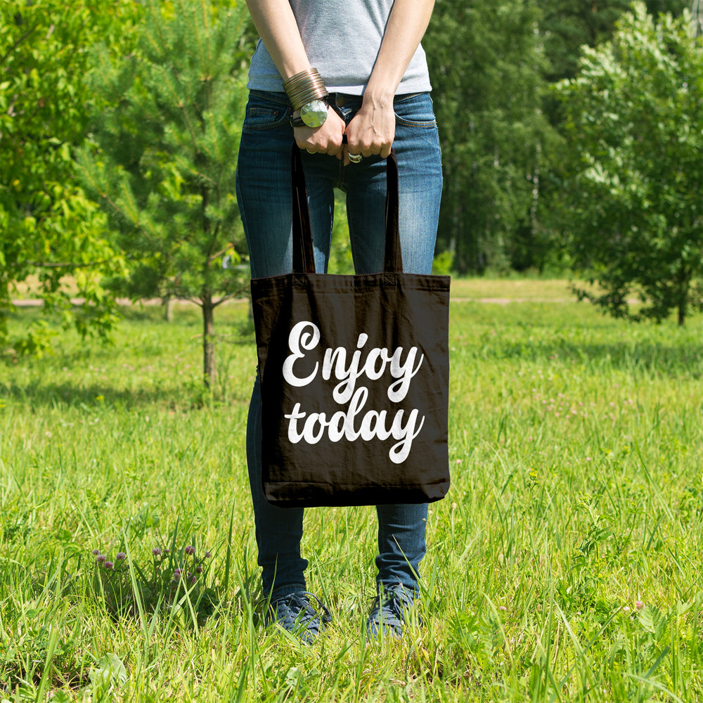 Enjoy today | 100% Cotton tote bag - Adnil Creations