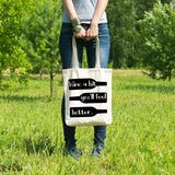 Wine a bit you'll feel better | 100% Cotton tote bag - Adnil Creations