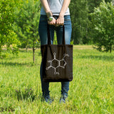 Chocolate molecule | 100% Cotton tote bag - Adnil Creations