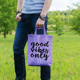 Good vibes only | 100% Cotton tote bag - Adnil Creations