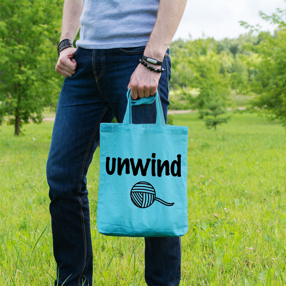 Unwind | 100% Cotton tote bag - Adnil Creations