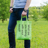 What are you doing with your head? | 100% Cotton tote bag - Adnil Creations