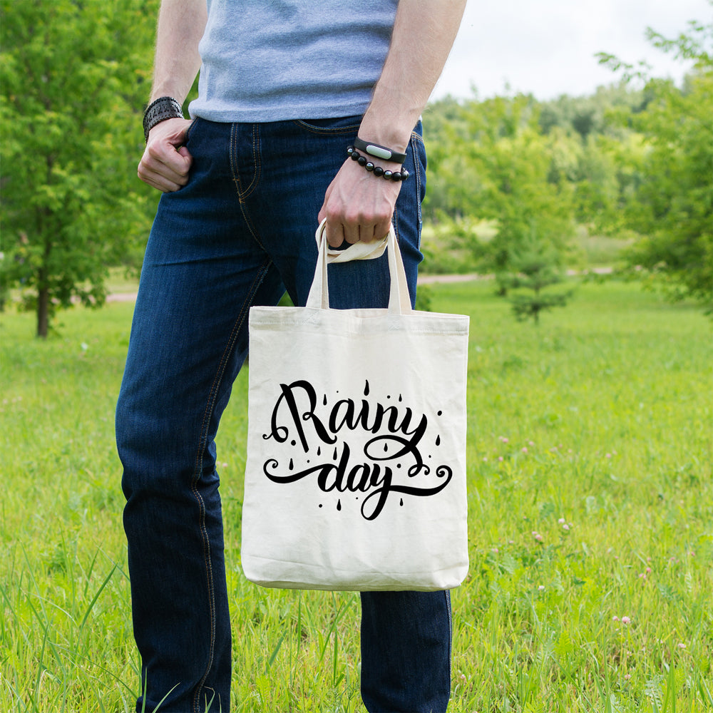 Rainy day | 100% Cotton tote bag - Adnil Creations