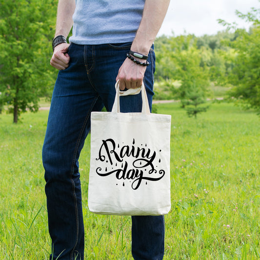 Rainy day | 100% Cotton tote bag - Adnil Creations